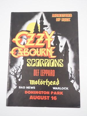 Lot 643 - OZZY OSBOURNE (1986) 'Monsters of Rock'...