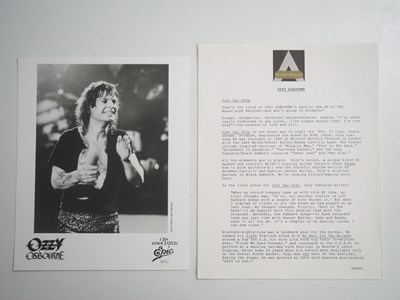 Lot 644 - OZZY OSBOURNE (1989) - A pair of press items...