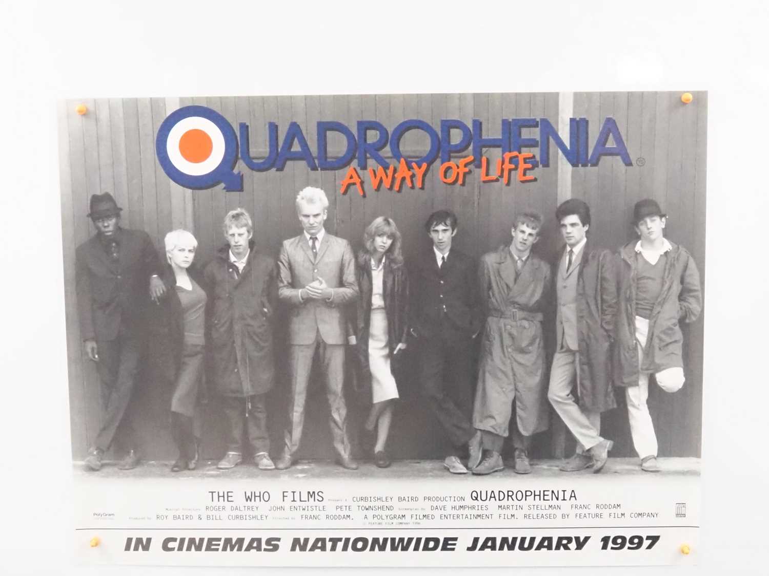 Lot 656 - QUADROPHENIA (1979) - 1997 re-release - film...