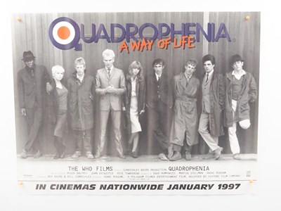 Lot 657 - QUADROPHENIA (1979) - 1997 re-release UK Quad...