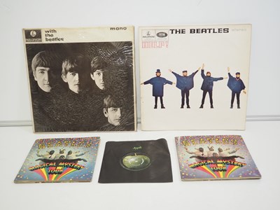 Lot 672 - THE BEATLES: A group of vinyl records...