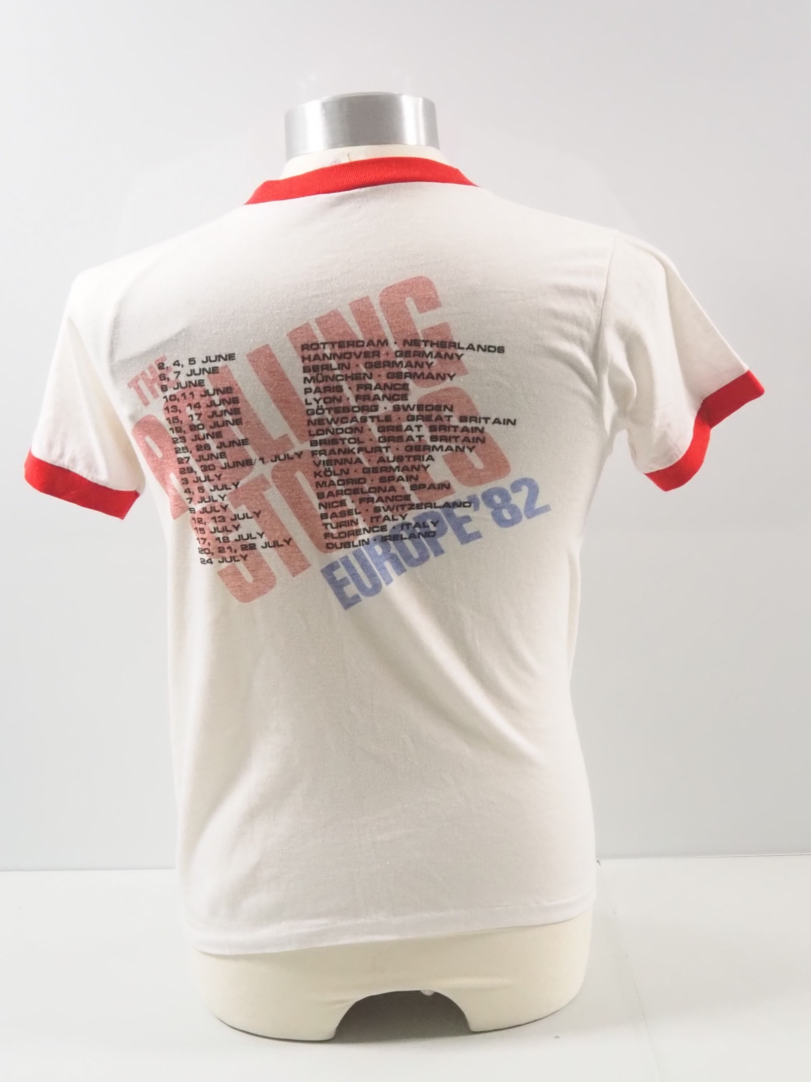 Rolling Stones tričko, Europe ´82 Tour Black, pánské