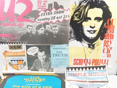 Lot 692 - A selection of punk/post punk music posters...