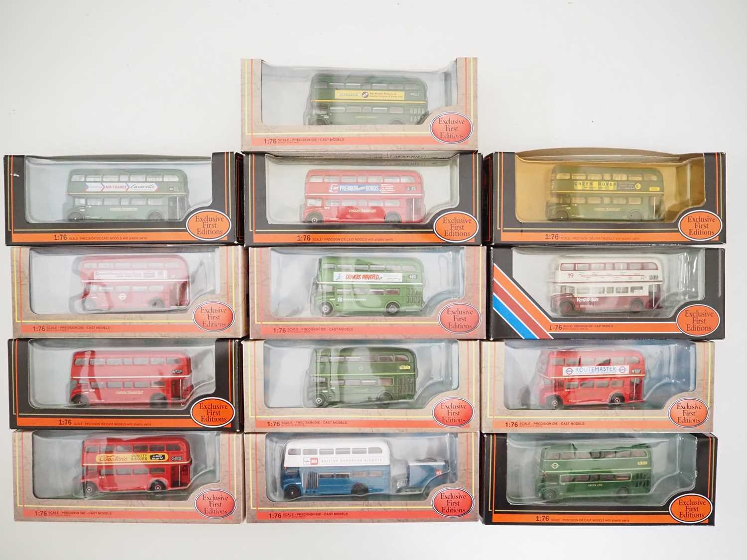 Lot 3 - A group of EFE 1:76 scale diecast buses, all...