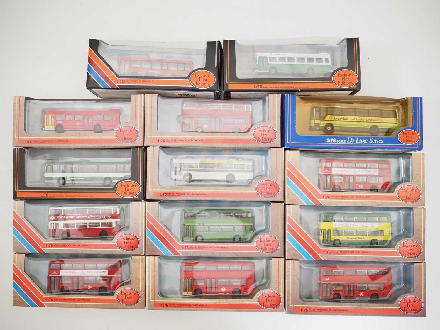 Lot 5 - A group of EFE 1:76 scale diecast buses, all...