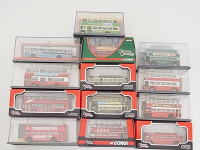 Lot 7 - A group of Corgi OOC 1:76 scale diecast buses,...