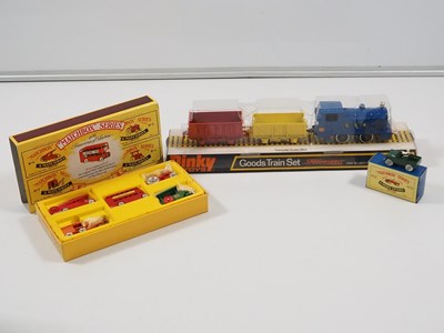 Lot 8 - A DINKY 784 Goods Train Set together with a...