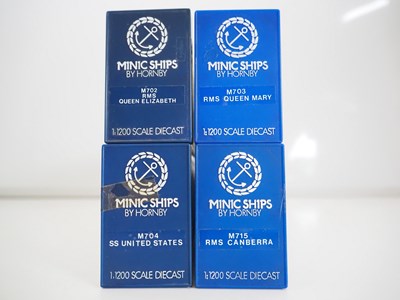 Lot 16 - A group of HORNBY Minic ships (Period 2 Hong...