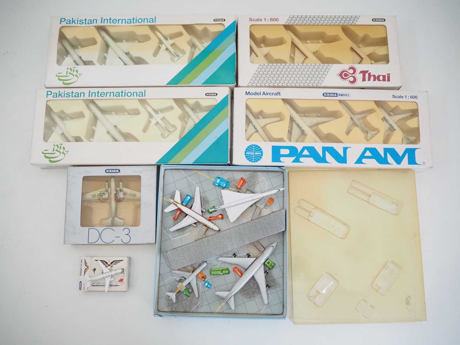 Lot 17 - A group of SCHABAK airplane gift sets and...