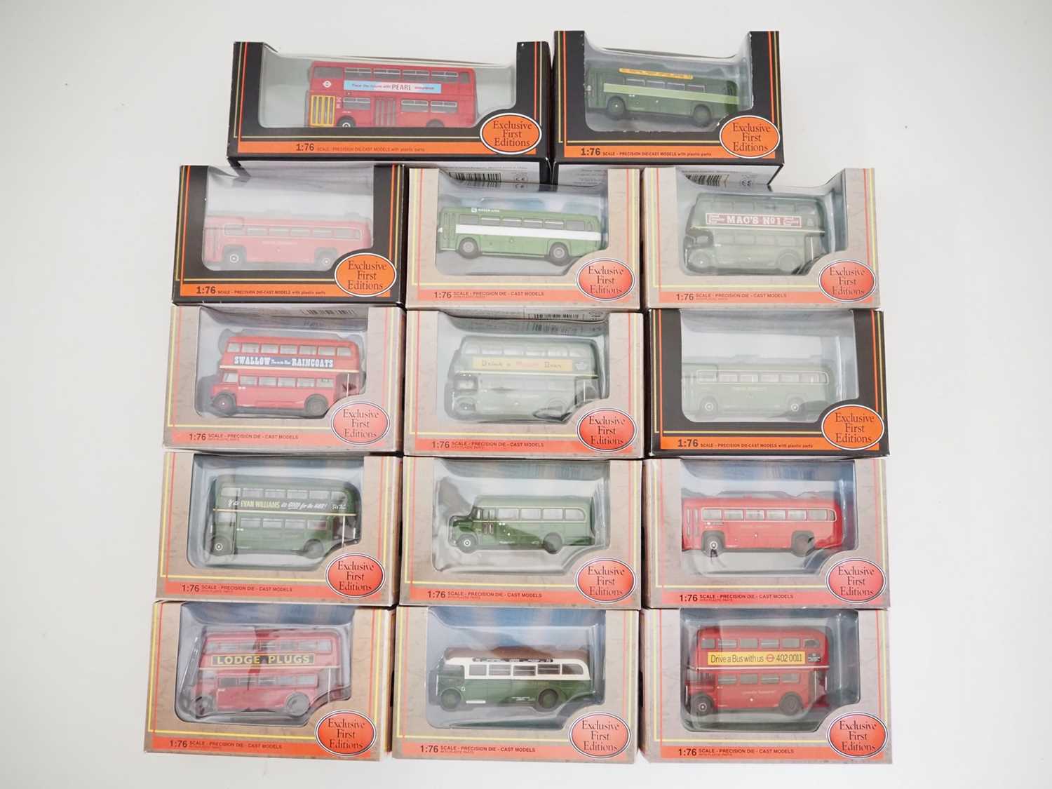Lot 22 - A group of EFE 1:76 scale diecast buses, all...