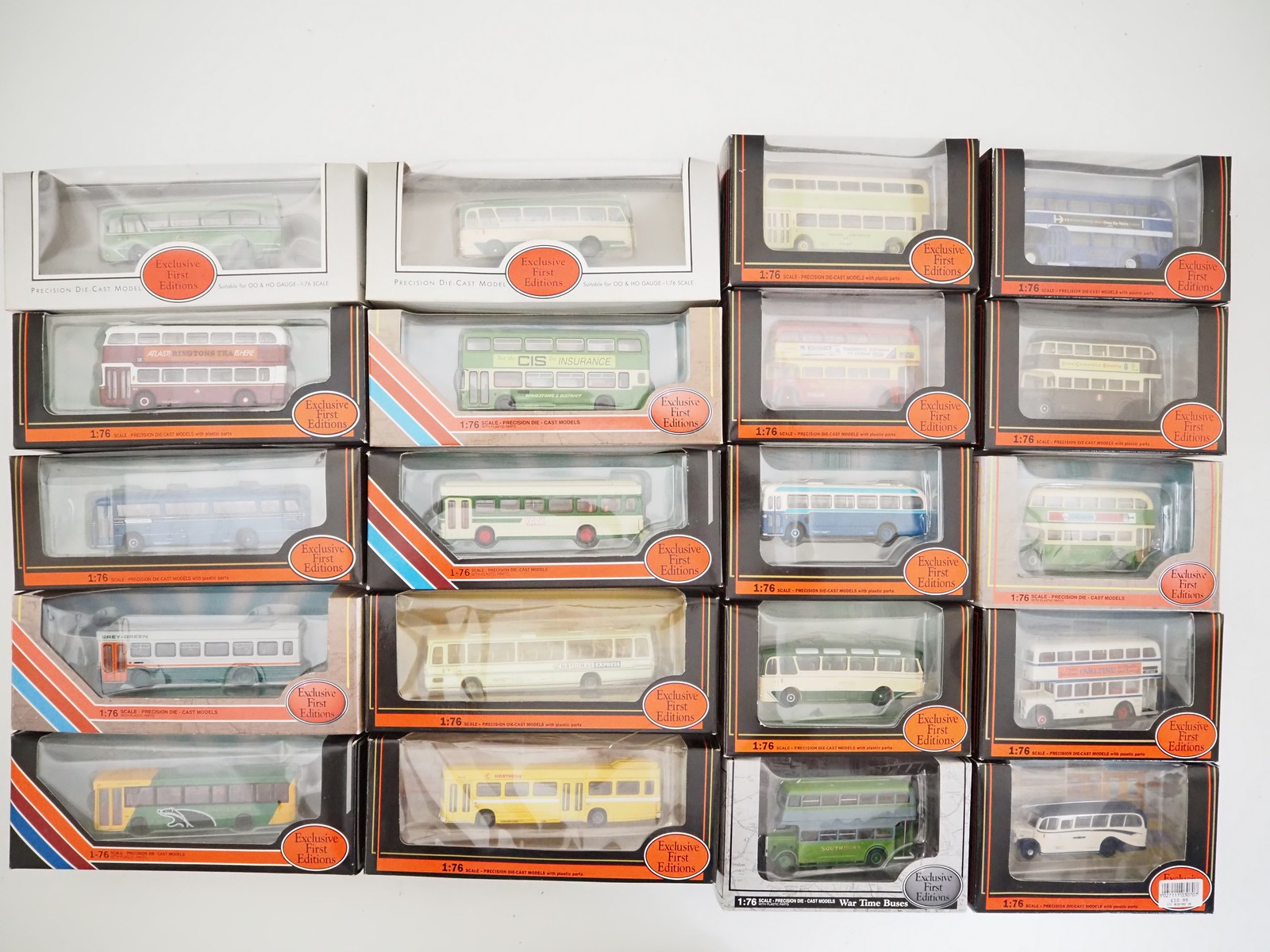 Lot 24 - A Group Of EFE 1:76 Scale Diecast Buses, All