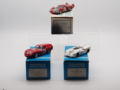 Lot 40 - A group of 1:43 scale hand built resin models...
