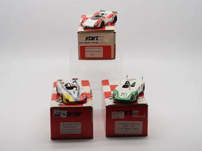Lot 41 - A group of 1:43 scale hand built resin models...