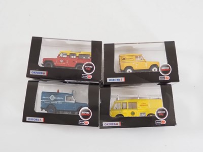 Lot 60 - A group of OXFORD DIECAST and ATLAS 1:76 scale...