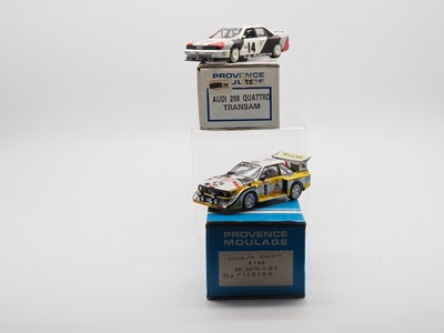 Lot 68 - A pair of 1:43 scale hand built resin models...