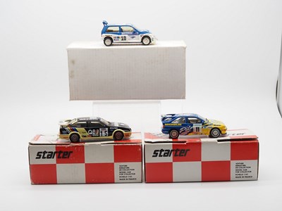 Lot 69 - A group of 1:43 scale hand built resin model...