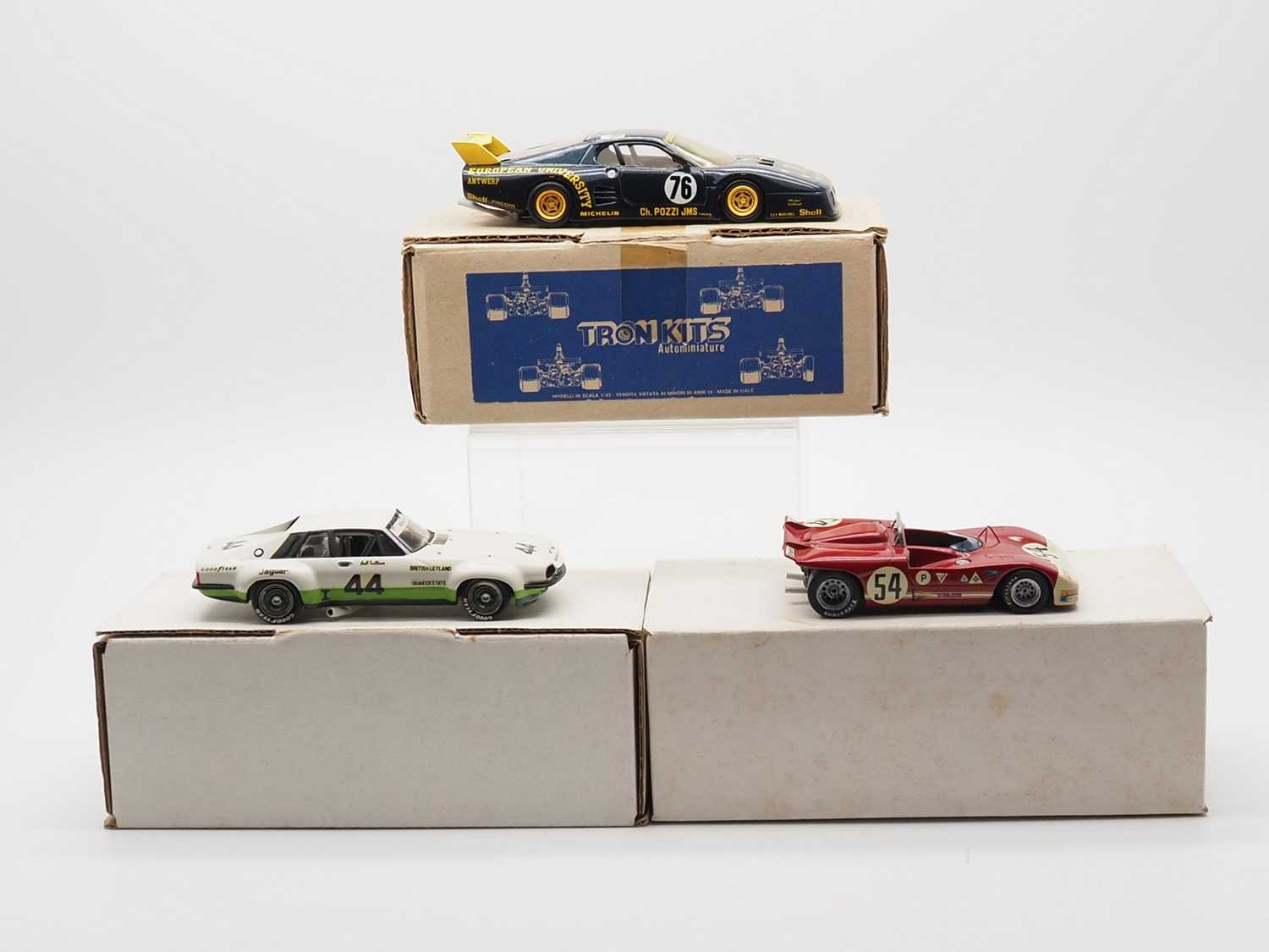 Lot 72 - A group of 1:43 scale hand built resin racing...