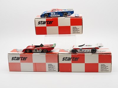Lot 75 - A group of 1:43 scale hand built resin Le Mans...
