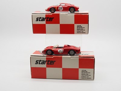 Lot 76 - A pair of 1:43 scale hand built resin 1965 Le...