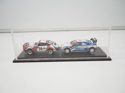Lot 79 - A mixed group of rally cars in 1:18 and 1:43...
