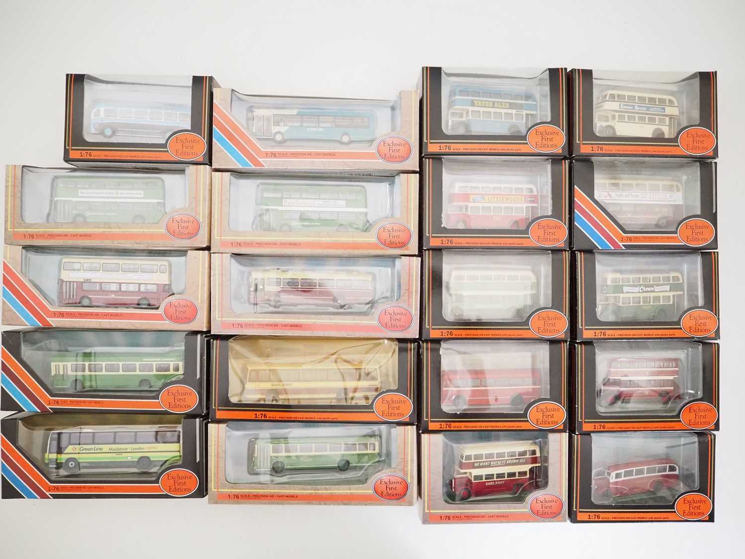 Lot 85 - A group of EFE 1:76 scale diecast buses, all...