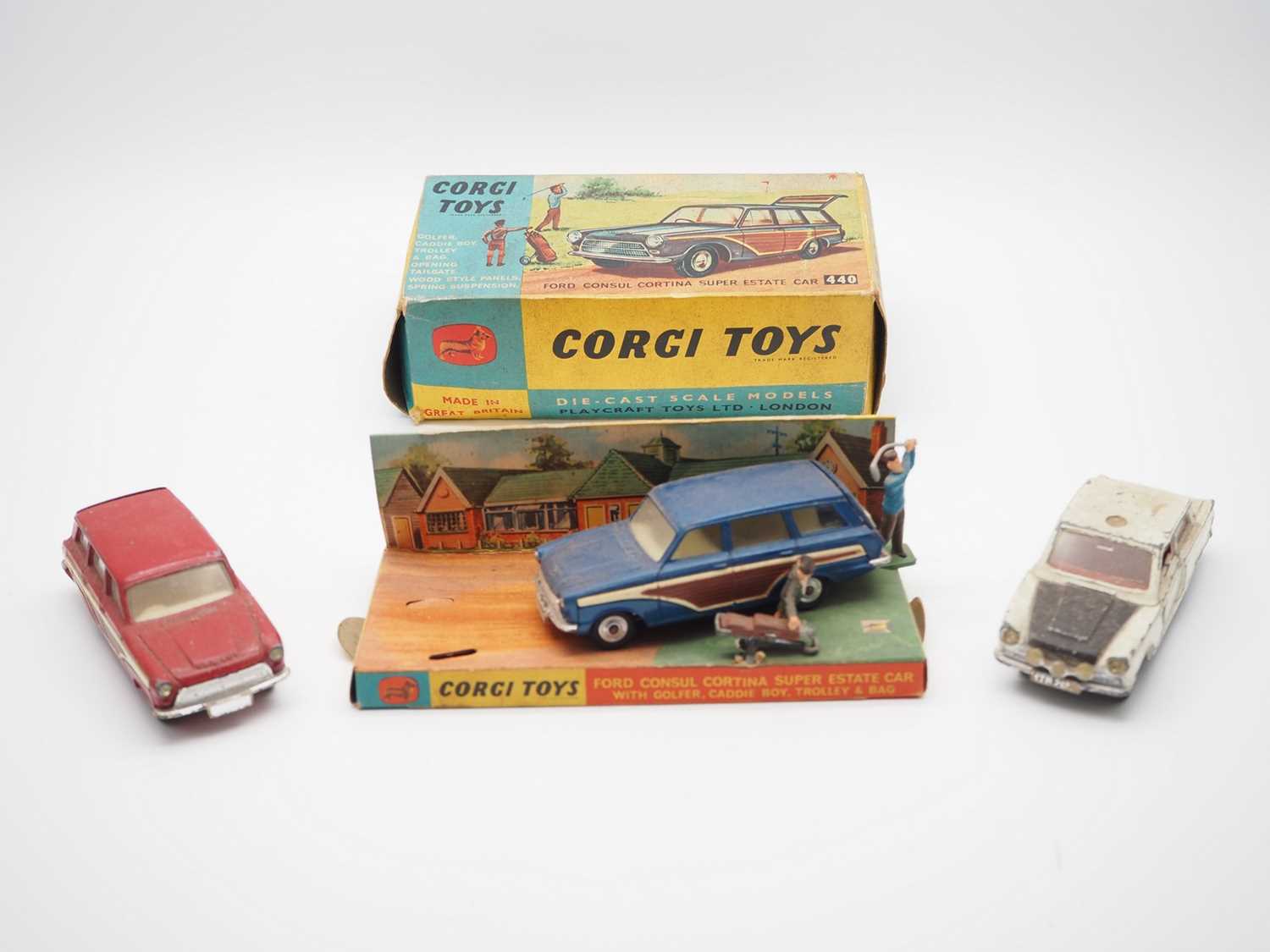 Lot 89 - A group of diecast Ford Cortinas comprising a...