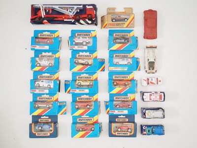 Lot 92 - A group of later MATCHBOX SUPERFAST cars in...