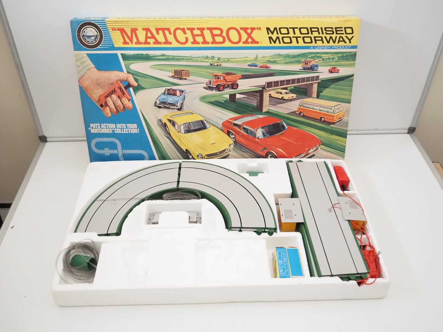 Matchbox M2 Lot 97 - A MATCHBOX M-2 'Motorised Motorway Set'