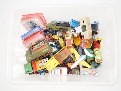 Lot 98 - A large plastic crate containing an EXCALIBUR...