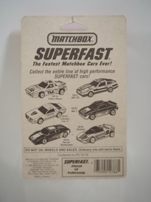 Lot 104 - A group of MATCHBOX SUPERFAST vehicles...