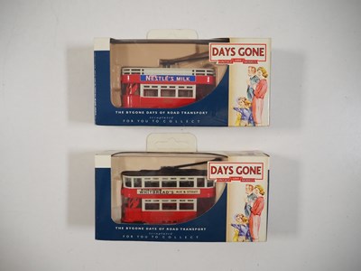 Lot 106 - A group of mostly 1:76 scale model trams by...