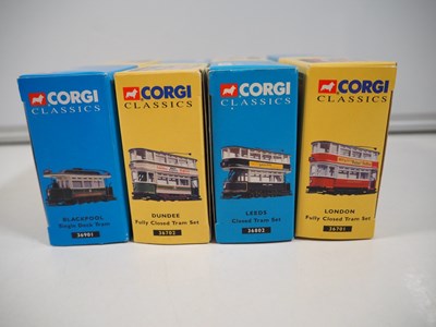 Lot 106 - A group of mostly 1:76 scale model trams by...