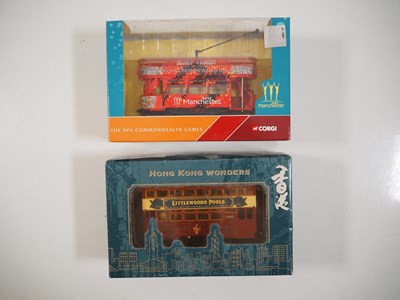 Lot 106 - A group of mostly 1:76 scale model trams by...