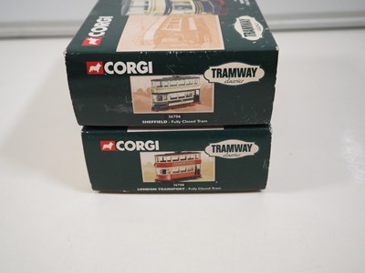 Lot 107 - A group of mostly 1:76 scale model trams by...