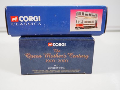 Lot 107 - A group of mostly 1:76 scale model trams by...
