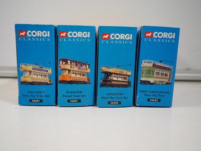 Lot 107 - A group of mostly 1:76 scale model trams by...
