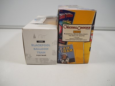 Lot 108 - A group of 1:76 Scale diecast Blackpool trams...