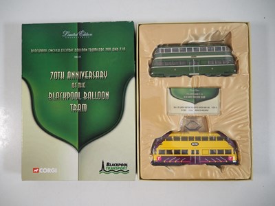 Lot 108 - A group of 1:76 Scale diecast Blackpool trams...