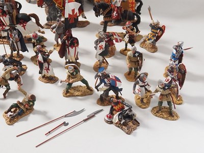 Lot 128 - A group of unboxed KING AND COUNTRY 'Crusades'...