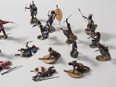 Lot 130 - A group of W BRITAINS diecast Zulu War figures...