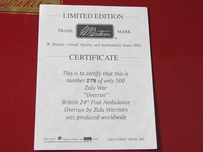Lot 132 - A BRITAINS diecast 20150 Zulu War 'Overrun'...