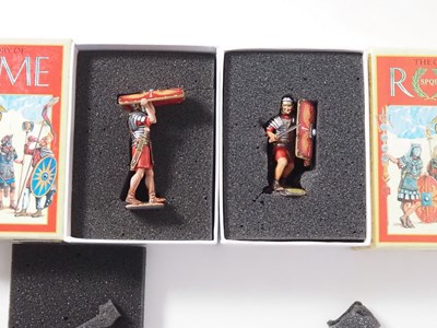 Lot 148 - A group of FIRST LEGION diecast Roman soldier...