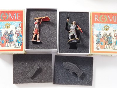 Lot 151 - A group of FIRST LEGION diecast Roman soldier...