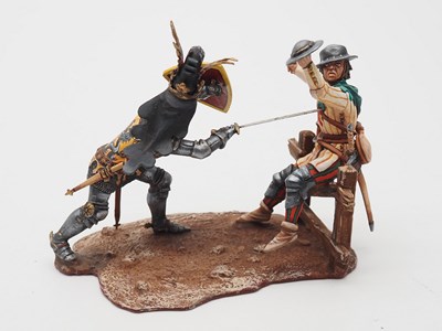 Lot 173 - A pair of AEROART diecast Crusades Dioramas...