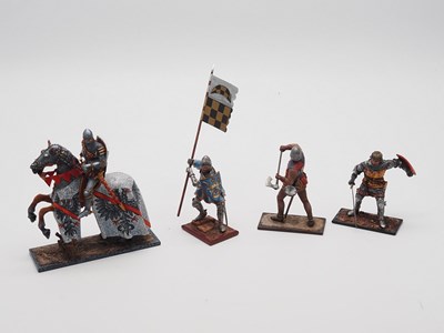 Lot 176 - A group of diecast Crusades themed figures to...