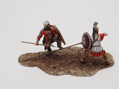 Lot 184 - A pair of AEROART Ancient Greek figures /...