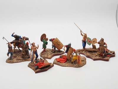 Lot 186 - A group of diecast Roman dioramas, all Russian...