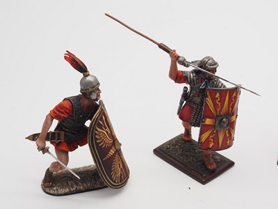 Lot 191 - A group of Russian made diecast Roman figures...