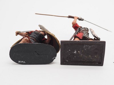 Lot 191 - A group of Russian made diecast Roman figures...