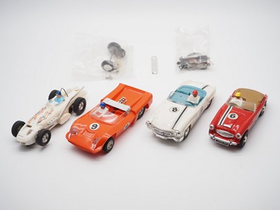 Lot 197 - A group of unboxed 1960s/70s SCALEXTRIC cars...